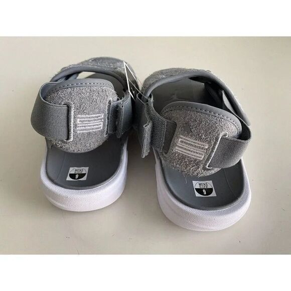 NIKE AIR JORDAN LS Slides Winter Grey Men’s Sz 9 DJ9857-002 NEW - Picture 7 of 11